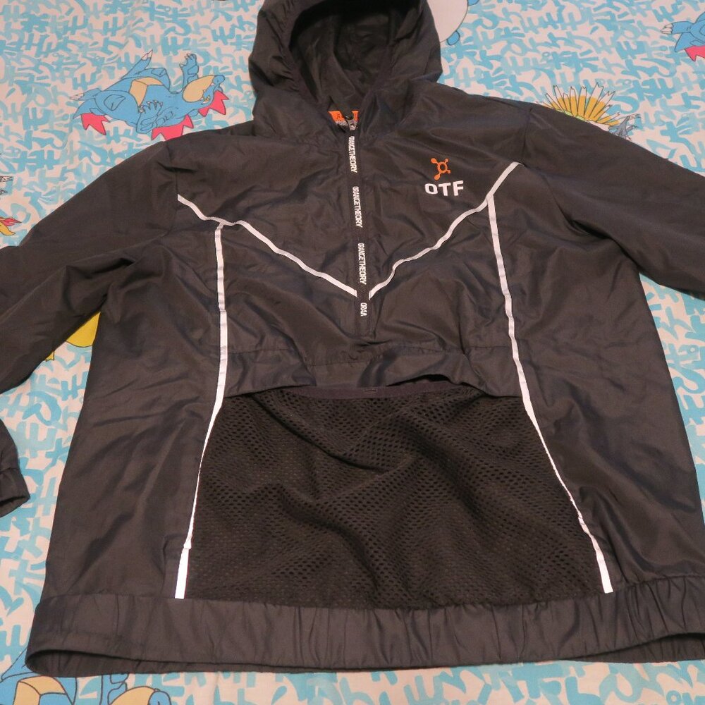 Orange Theory OTF Anorak Reflective 1/2 Zip Workout Women's Small Night Running